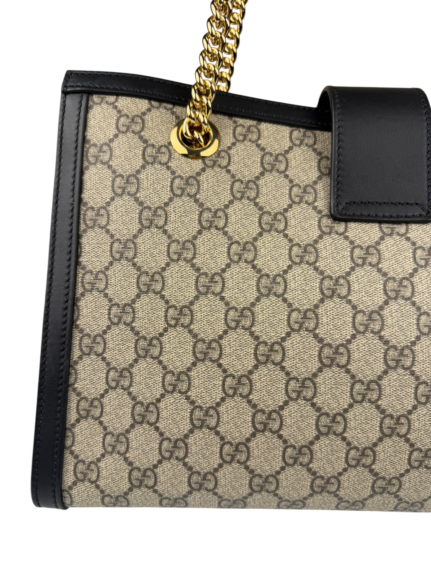 Gucci GG Supreme Padlock Medium Tote