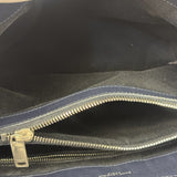 Yves Saint Laurent Navy Blue LouLou Medium Shoulder Bag