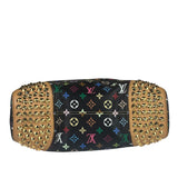 Louis Vuitton x Takashi Murukami Black Monogram Chrissie MM