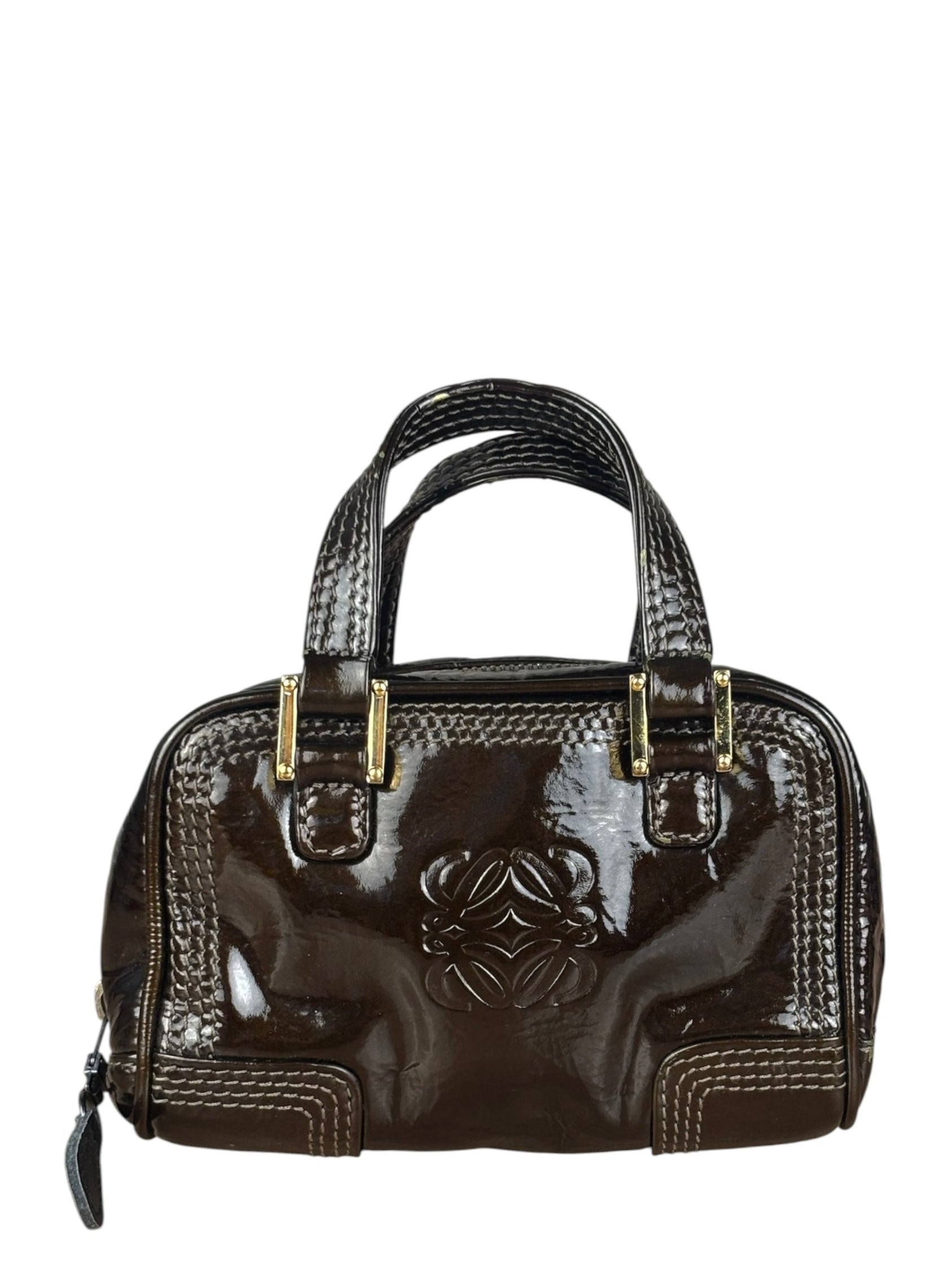 Loewe Patent Leather Micro Amazona Mini Bag