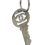 Chanel Coco Mark Nylon Strap Key Lanyard Blue