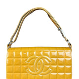 Chanel Vintage East West Patent Flap Bag