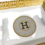 Hermes H Tiled Porcelain Ash Tray