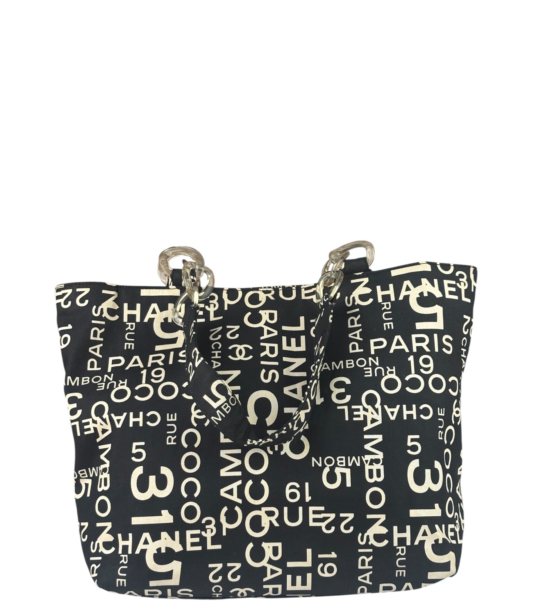 Chanel Black 31 Rue Cambon By Sea Line Tote 2002