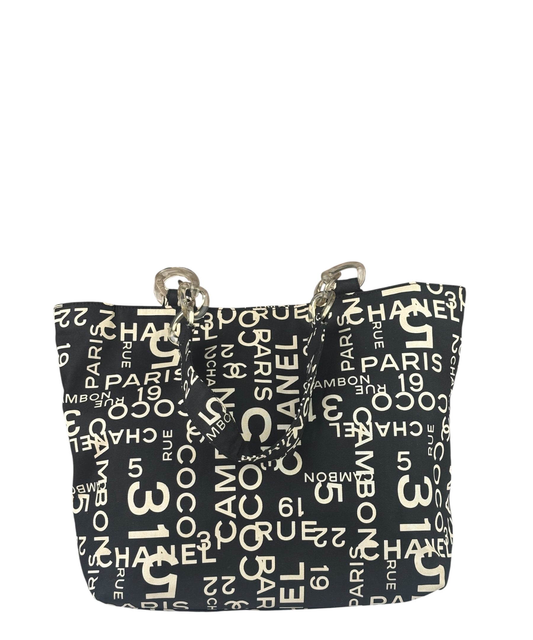 Chanel Black 31 Rue Cambon By Sea Line Tote 2002