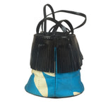 Chanel Vintage Patent Leather Fringe Mini Coco Bar Tote Bag 1998