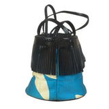 Chanel Vintage Patent Leather Fringe Mini Coco Bar Tote Bag 1998