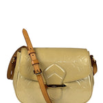 Louis Vuitton Yellow Monogram Vernis Bellflower GM Shoulder Bag