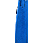 Hermes Bleu Hydra Leather Clemence Cordage Mini Evelyne TMP16