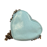 Balenciaga Light Blue Le Cagole Heart Mini Bag