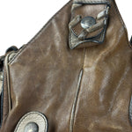 Chloe Vintage Brown Leather Silverado Shoulder Bag