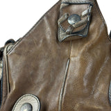 Chloe Vintage Brown Leather Silverado Shoulder Bag