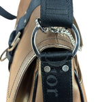 Christian Dior Bronze Coated Canvas Hardcore Shoulder Bag