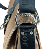 Christian Dior Bronze Coated Canvas Hardcore Shoulder Bag