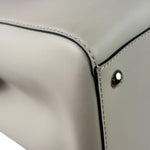 Fendi Cream Leather Latte Two-Way Bag