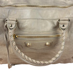Balenciaga Beige Leather Large Classic City Bag