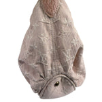 Louis Vuitton Vintage Rose Pink Monogram Denim Slightly Hobo Bag
