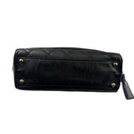Chanel Black Leather Wild Stitch Tote Bag 2002