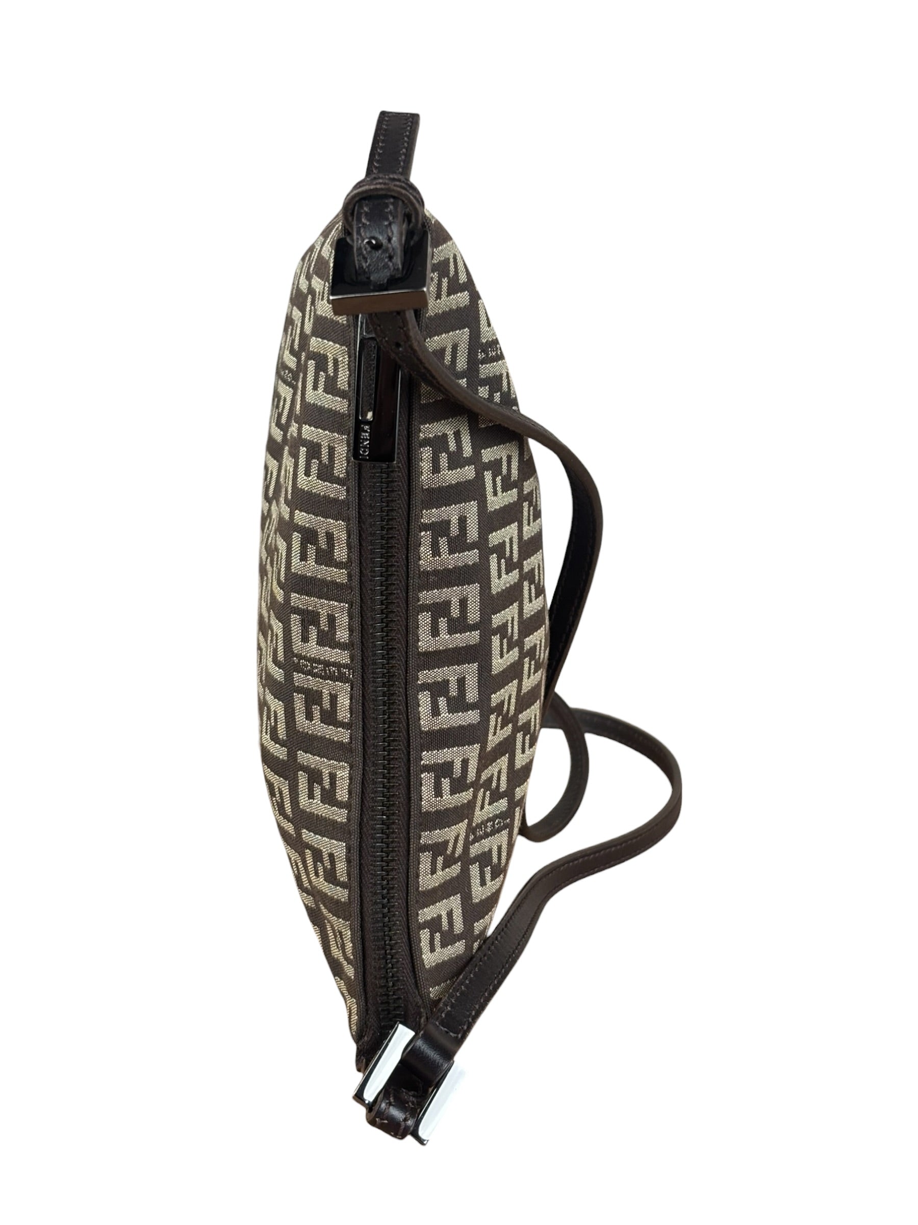 Fendi Vintage Brown Zucca Crossbody