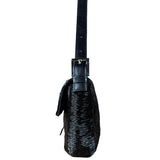 Fendi Beaded Baguette Black