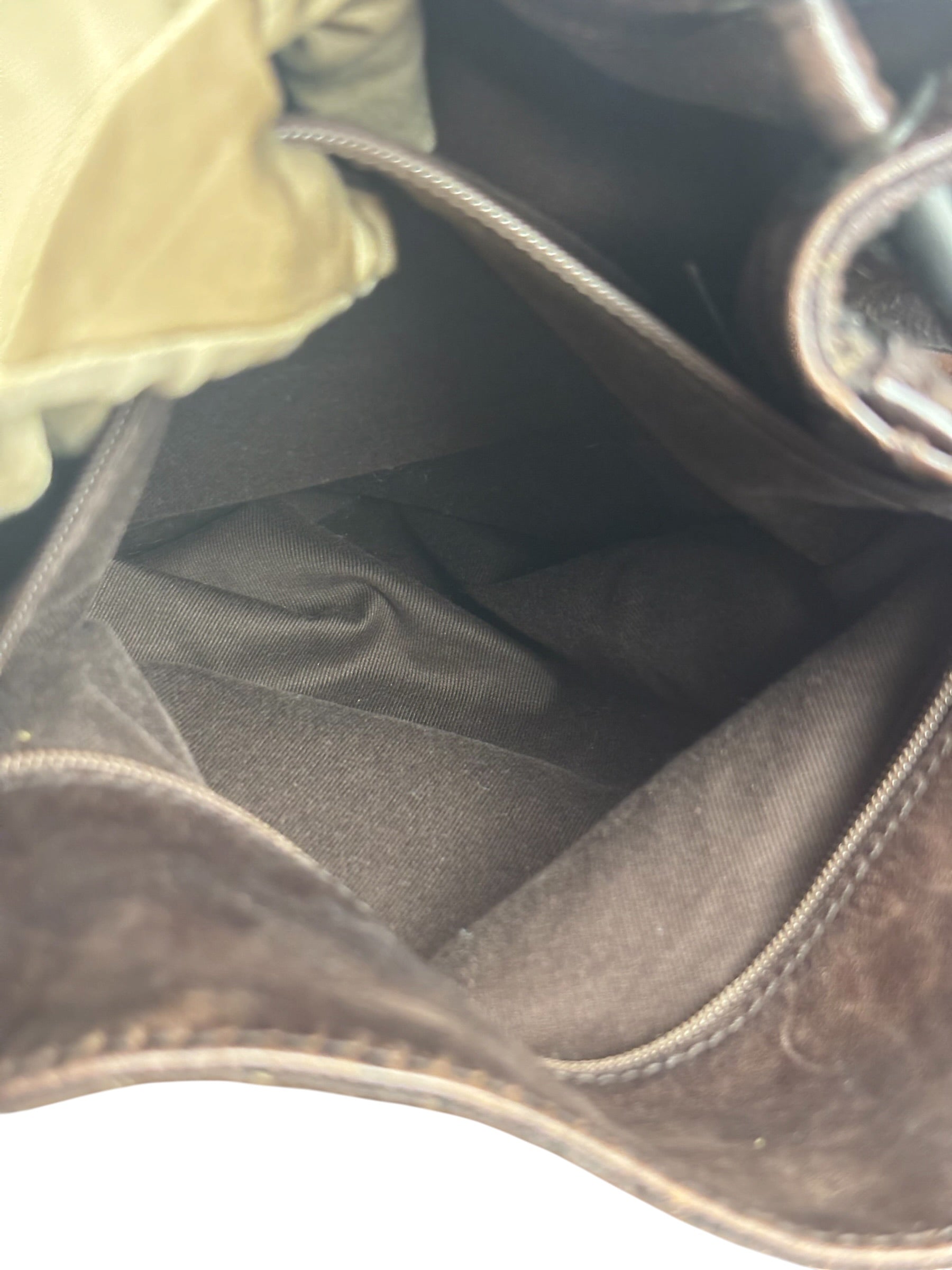 Gucci GG Denim leather Trim Gifford Tote Bag