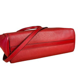 Prada Red Saffiano Leather 2Way Tote