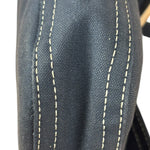 Fendi FF Wave Buckle Denim Baguette