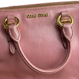 Miu Miu Pink Leather Two-Way Bag