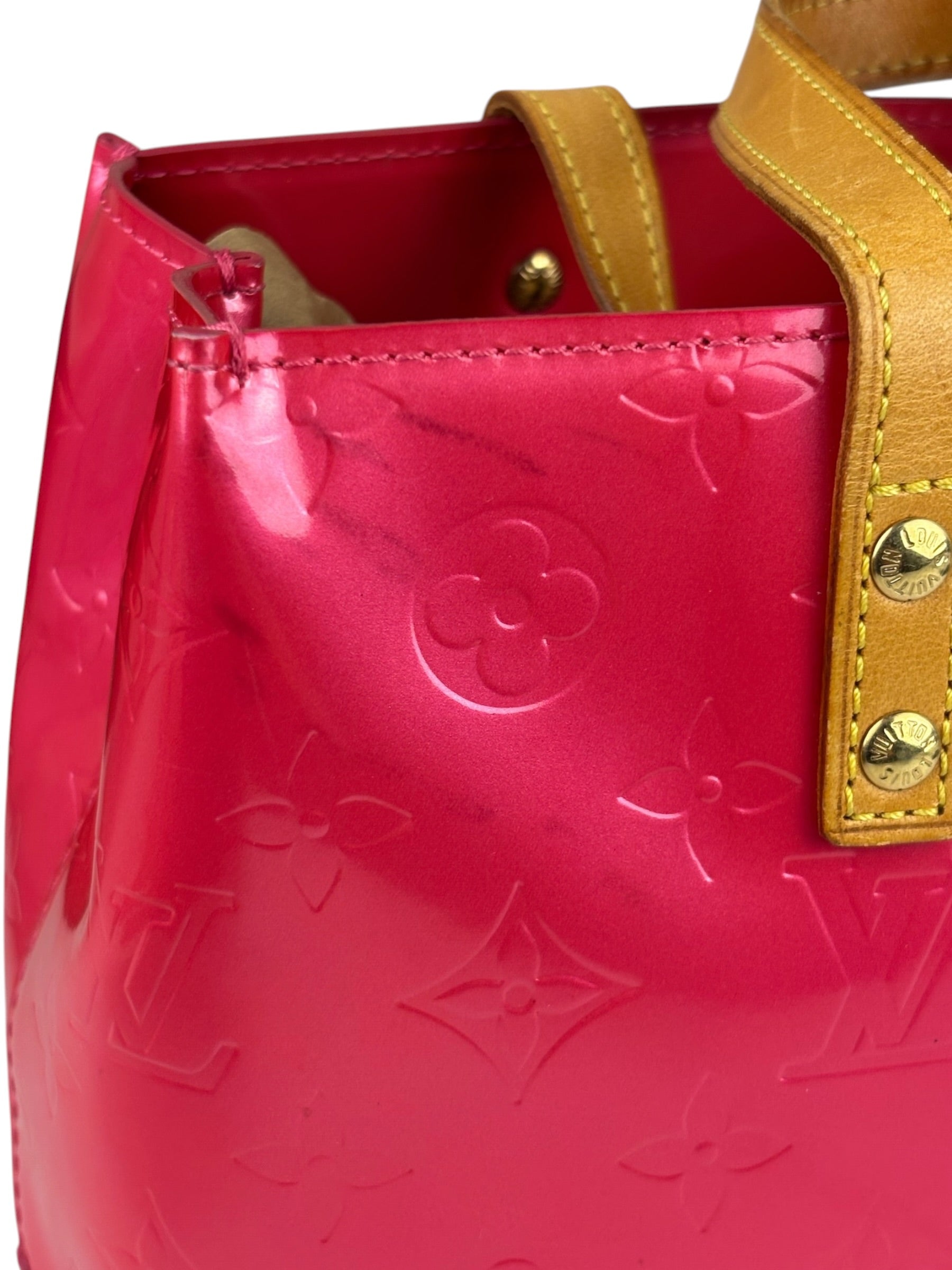 Louis Vuitton Vintage Vernis Patent Leather Monogram Reade Handbag PM