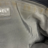 Chanel Dark Navy Quilted Leather Coco Pleats Chain Tote 2012