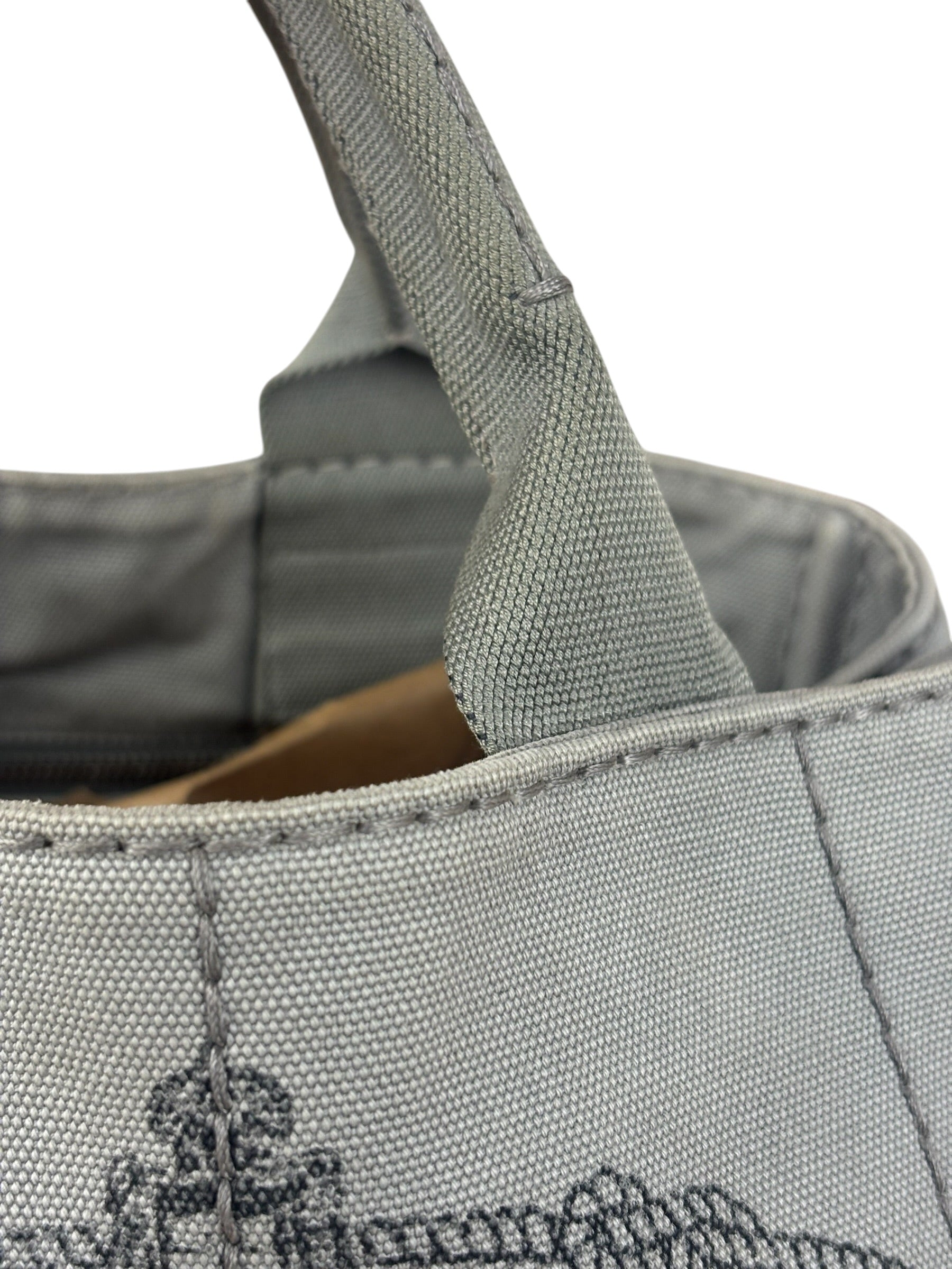 Prada Grey Canapa Hand/Tote Bag