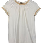 Fendi Embroidered Short Sleeve Top