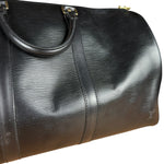 Louis Vuitton Noir Epi Leather Keepall 55