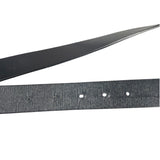 Gucci Black Leather G-Logo Buckle  Belt
