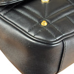 Gucci Black Pearly GG Marmont Flap Bag