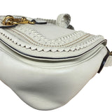 Gucci Limited Edition White Leather Marrakech Satchel Shoulder Bag