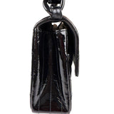 Chanel Vintage Black Leather In The Business Flap Handbag 1996