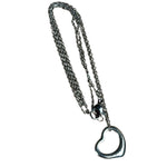 Tiffany & Co. Vintage Silver Open Heart Necklace