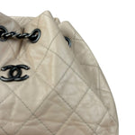 Chanel Beige Gabrielle Quilted Two-Tone Chain Backpack 2018