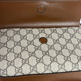 Gucci Brown Leather GG Horsebit Camera Bag 1955