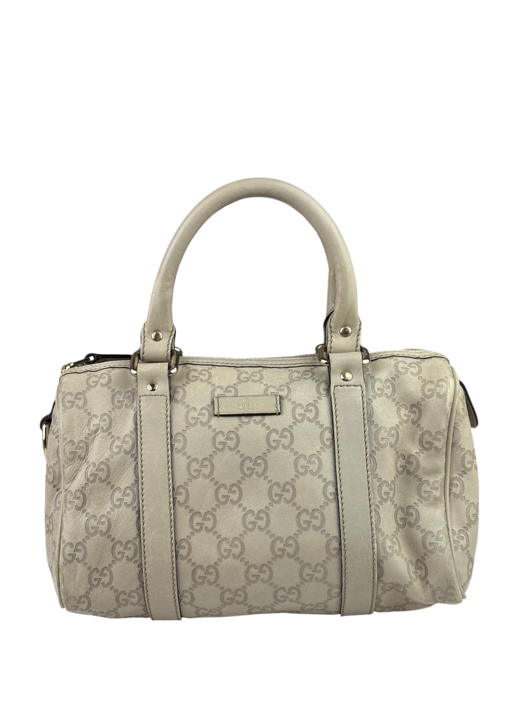 Gucci GG Supreme Leather Mini Boston Bag