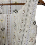Issey Miyake Pleats Please Patterned Sleeveless Top