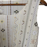 Issey Miyake Pleats Please Patterned Sleeveless Top