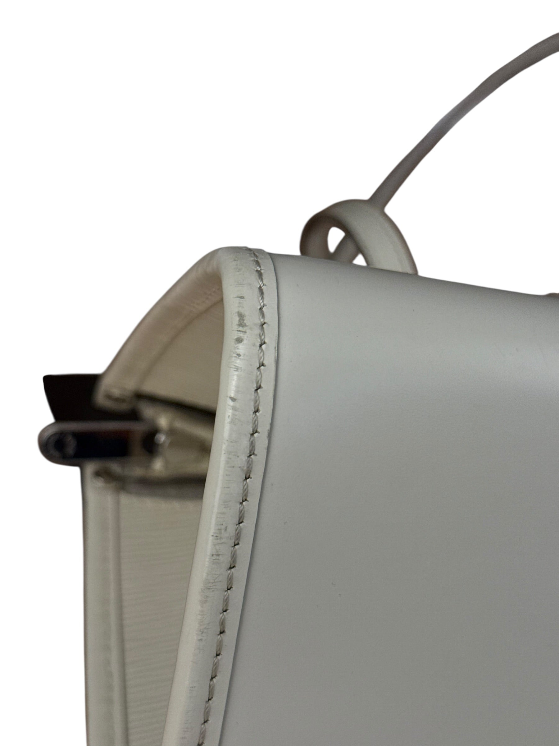 Louis Vuitton White Epi Madeleine PM Handbag