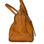 Balenciaga Brown Lambskin Riva Velo Two-Way Bag
