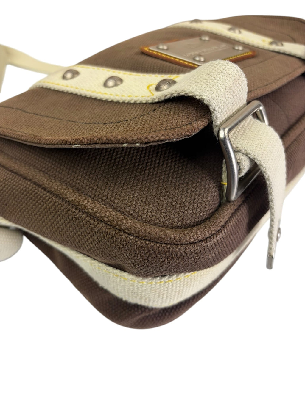 Louis Vuitton Brown Antigua Besace Flap Bag PM