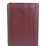 Cartier Vintage Burgundy Leather Wallet