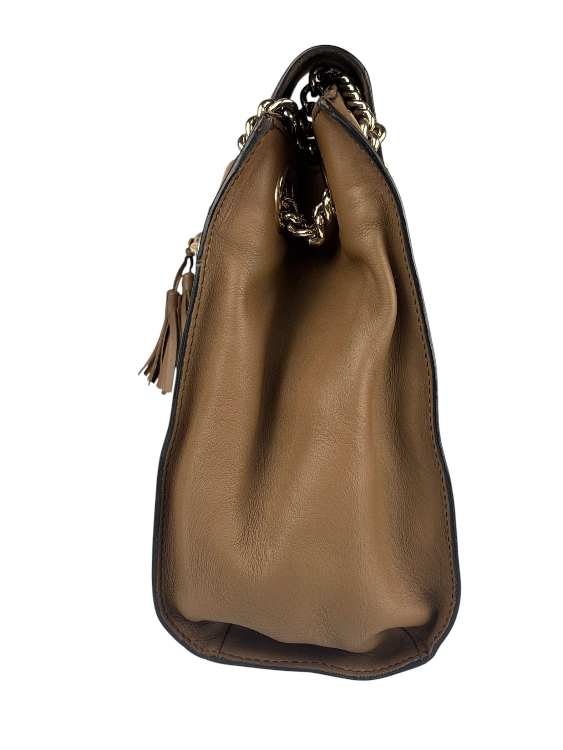 Gucci Beige Leather Emily Shoulder Bag