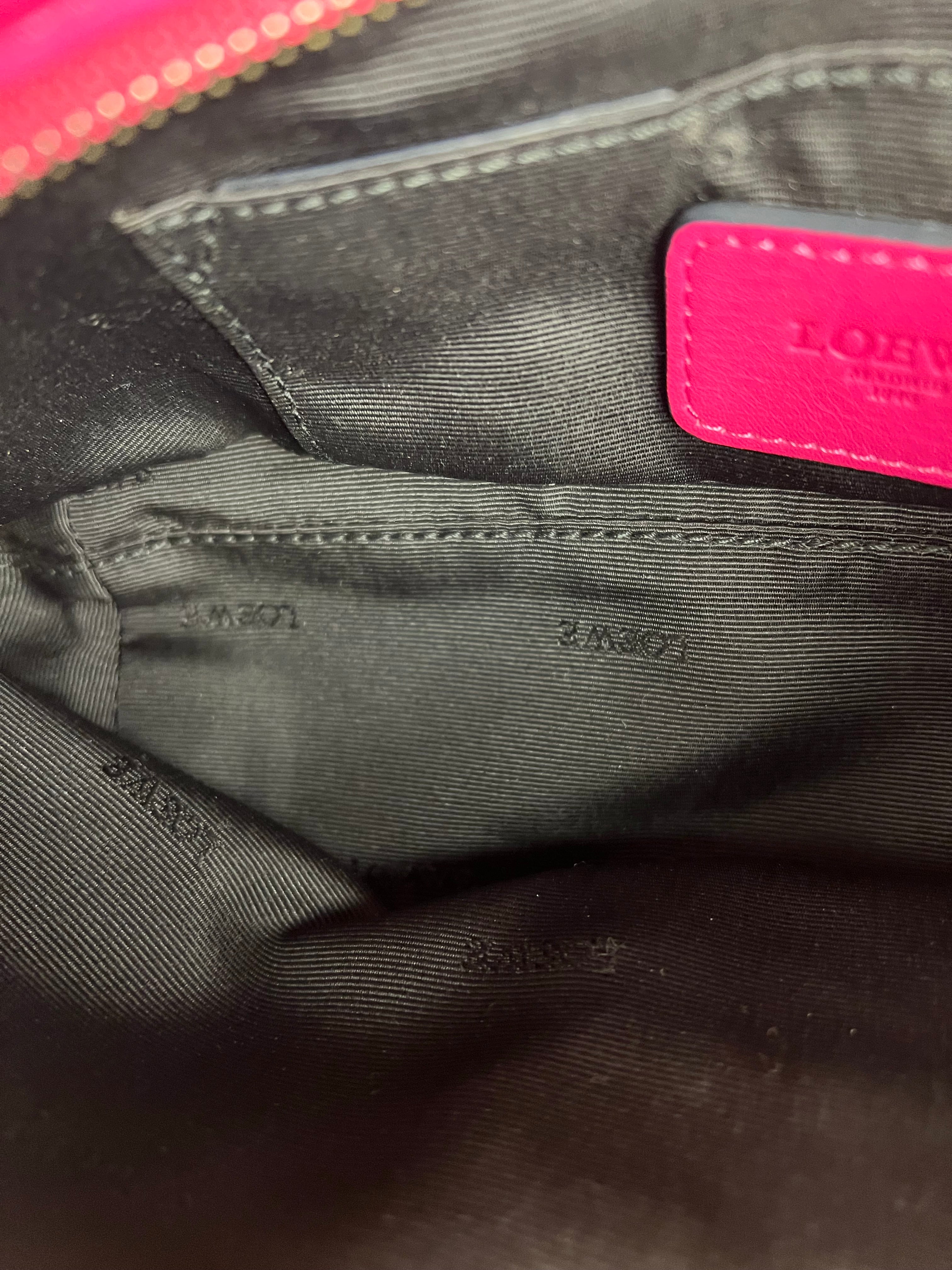 Loewe Fucshia Padlock Shoulder Pochette