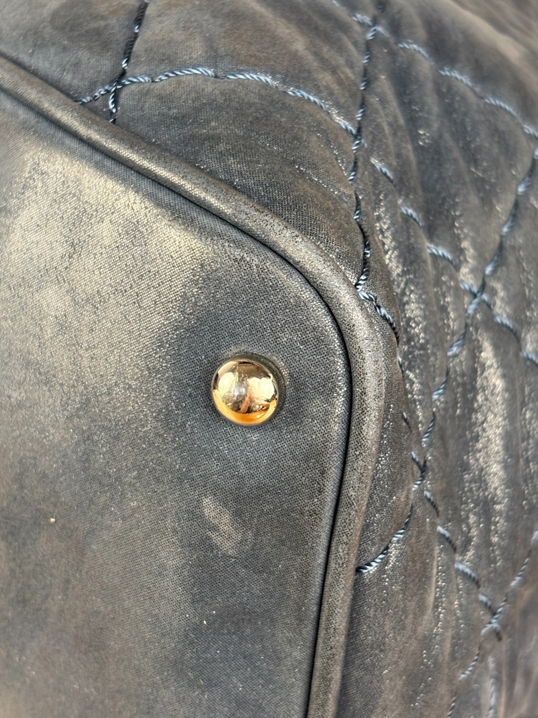 Chanel Navy Iridescent Sea Hit Tote 2012